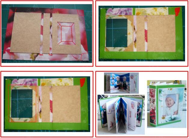 包裝盒做成diy寶寶成長相冊(cè)制作教程圖片